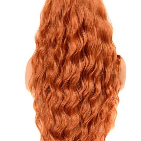Ginger Wavy Hair Wigs - Picture 2 of 3
